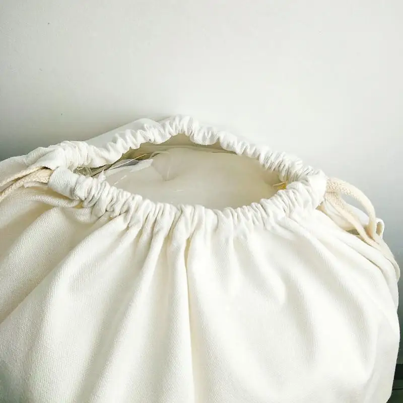 New Large Travel Bedroom Livingroom Storage Canvas Laundry Bag Hanging Drawstring Sack Storage Household Lovely Bag Storage