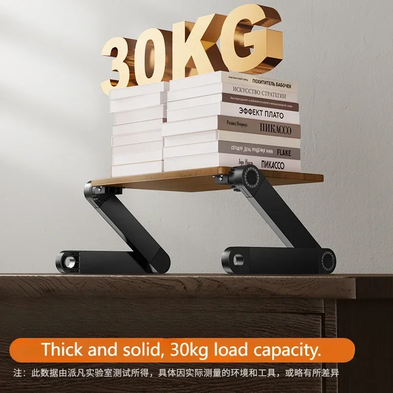Oatsbasf-madeira Maciça Macbook Laptop Stand Ângulo de Altura Ajustável Suporte do Projetor Portátil Suporte de Mesa Vertical - Imagem 2