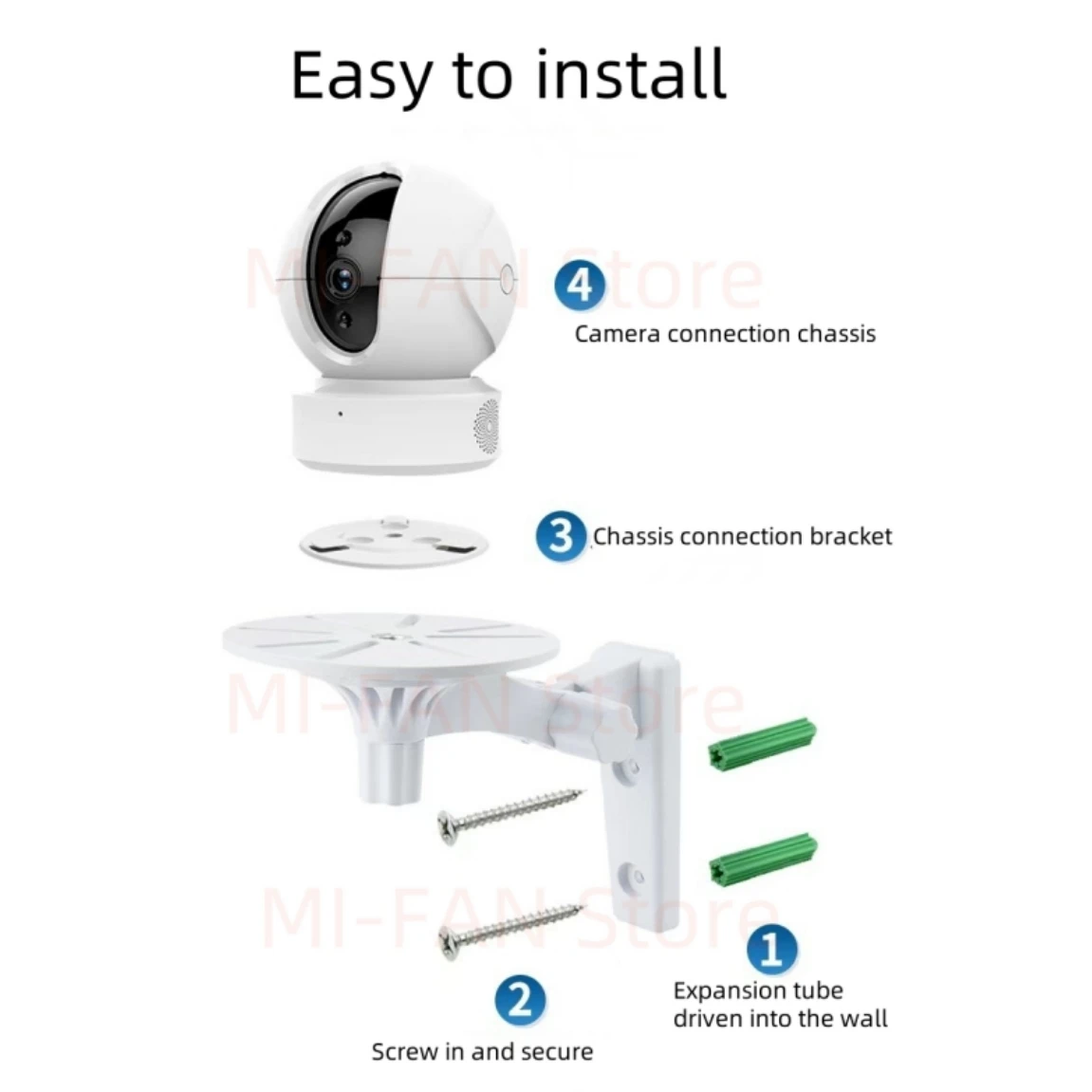 Camera Support Wall Bracket For Tapo C200 C210 Camera Security Surveillance Accessories Support And Base security camera stand camera holder stand camera holder security wall mount bracket security camera bracket camera mount panel camera mounting base security camera mount