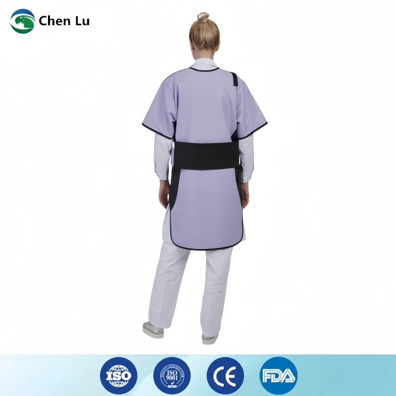 X-ray gamma ray protective Interventional surgery doctor short sleeved lead coat radiation protection 0.35/0.5mmpb lead clothes
