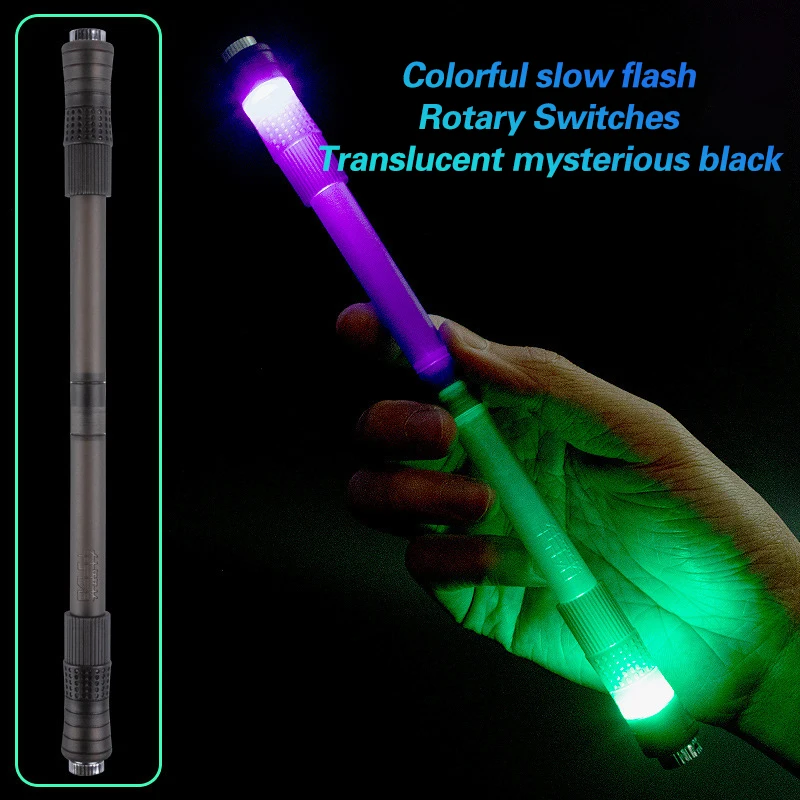 

Funny Illuminated Spinning Pen Creative Rolling Special Pen Kids Release Pressure Spin Fidget Toy Pocket Led Flash Spinning Pen