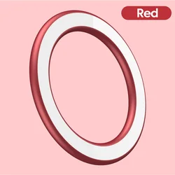 Universal Magnetic Ring Holder and Car Stand (Red)