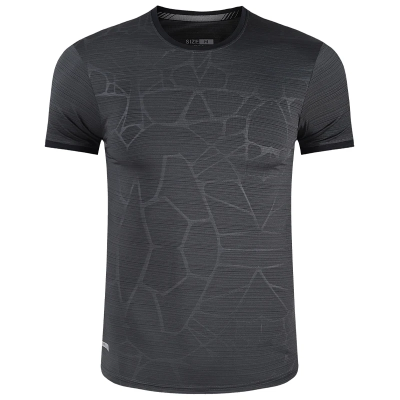 Breathable Print Shirts Running Sport Fashion Training Gym Lightweight Tops Men Workout Quick Dry Short Sleeve short sleeve t shirt sport t shirt running t shirt running t shirts fitness clothes