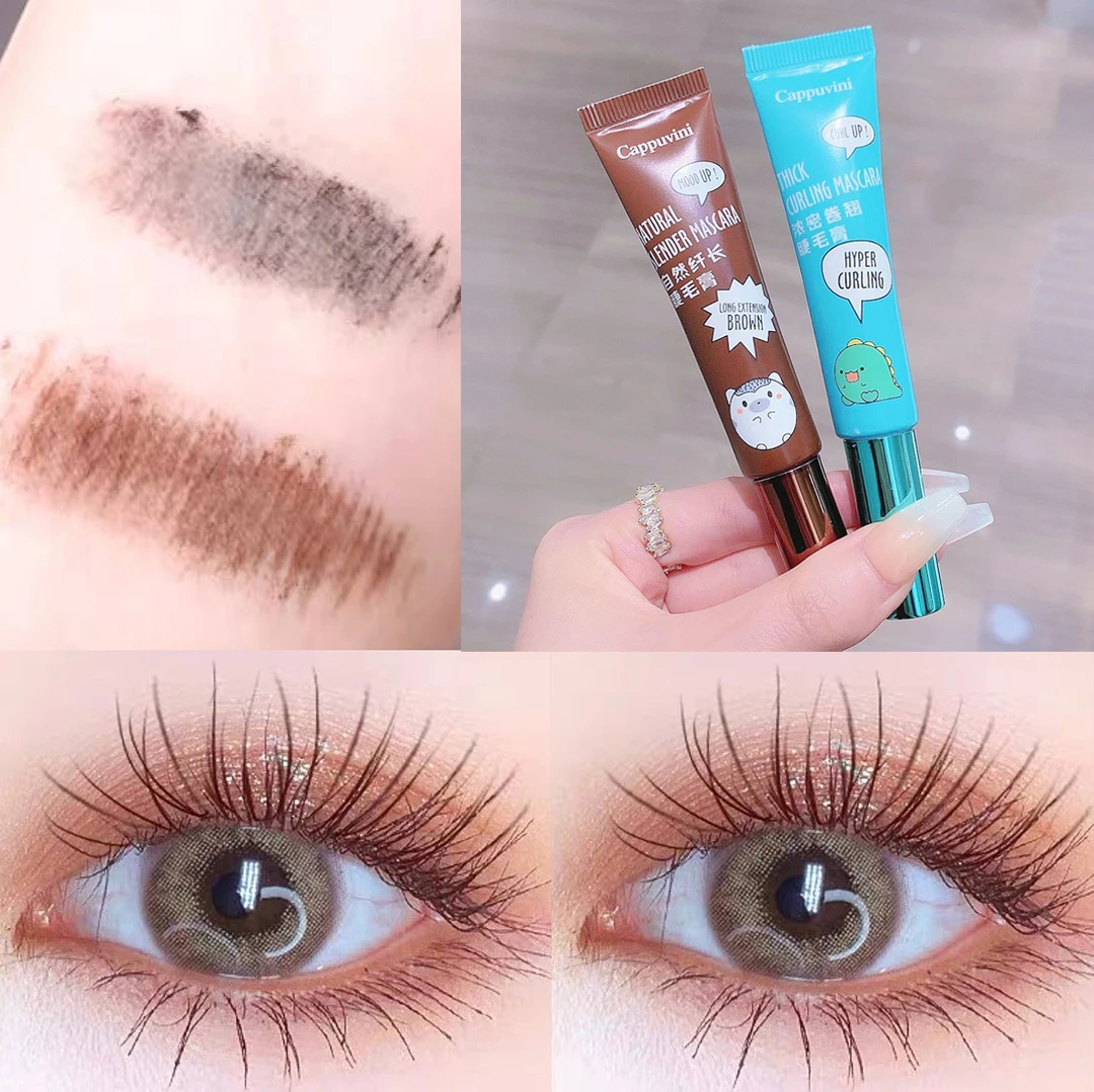 Schwarze Wimperntusche Mit Kleiner Bürste – Wasserdicht, Voluminös, Für Untere Wimpern