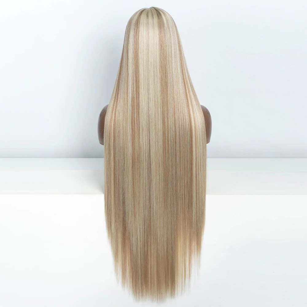 Lace Front Wig 38 Inch Long Straight for Cosplay