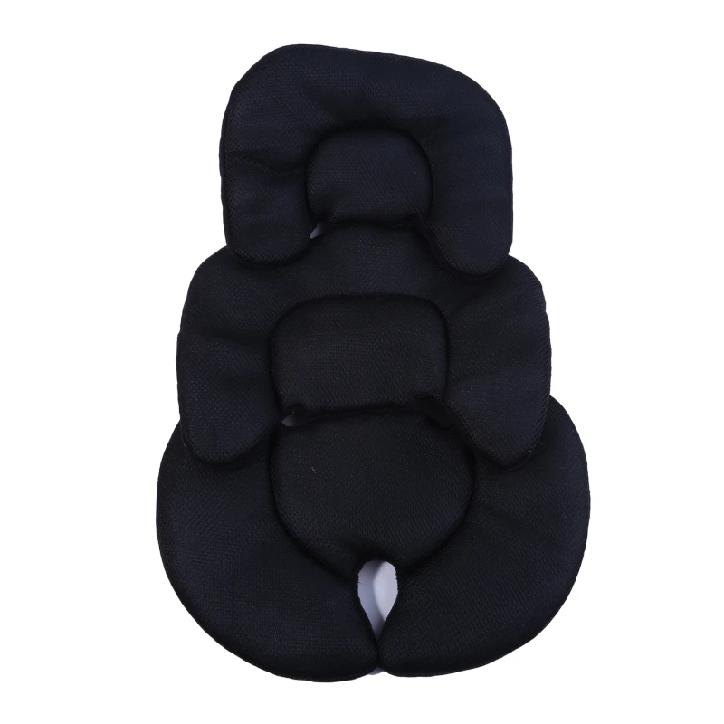 Baby Stroller Cushion Car Seat Insert Baby Head Neck Support Pillow Mattress Breathable Mesh Liner Mat Pram Thermal Mattress baby stroller accessories best