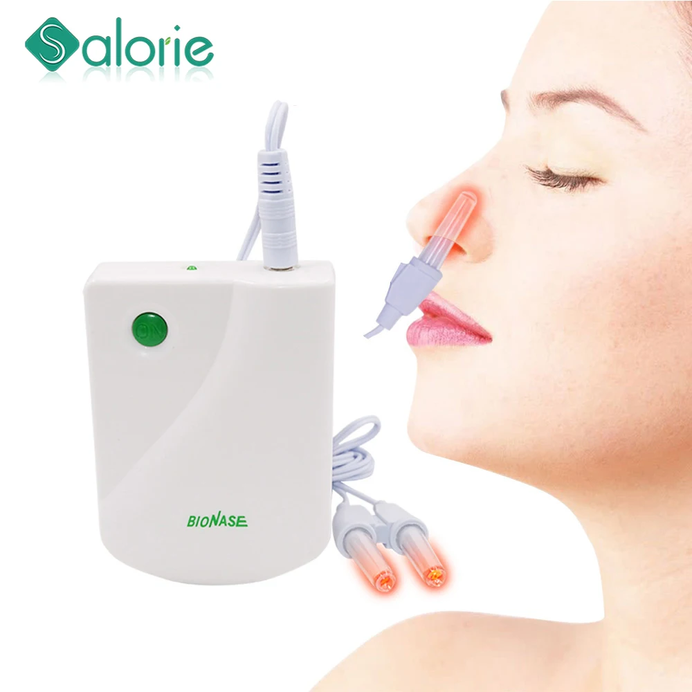 BioNase Nose Rhinitis Sinusitis Cure Therapy Nose Massage Hay fever Low Frequency Pulse Laser Runny sneeze treatment Machine nose treatment