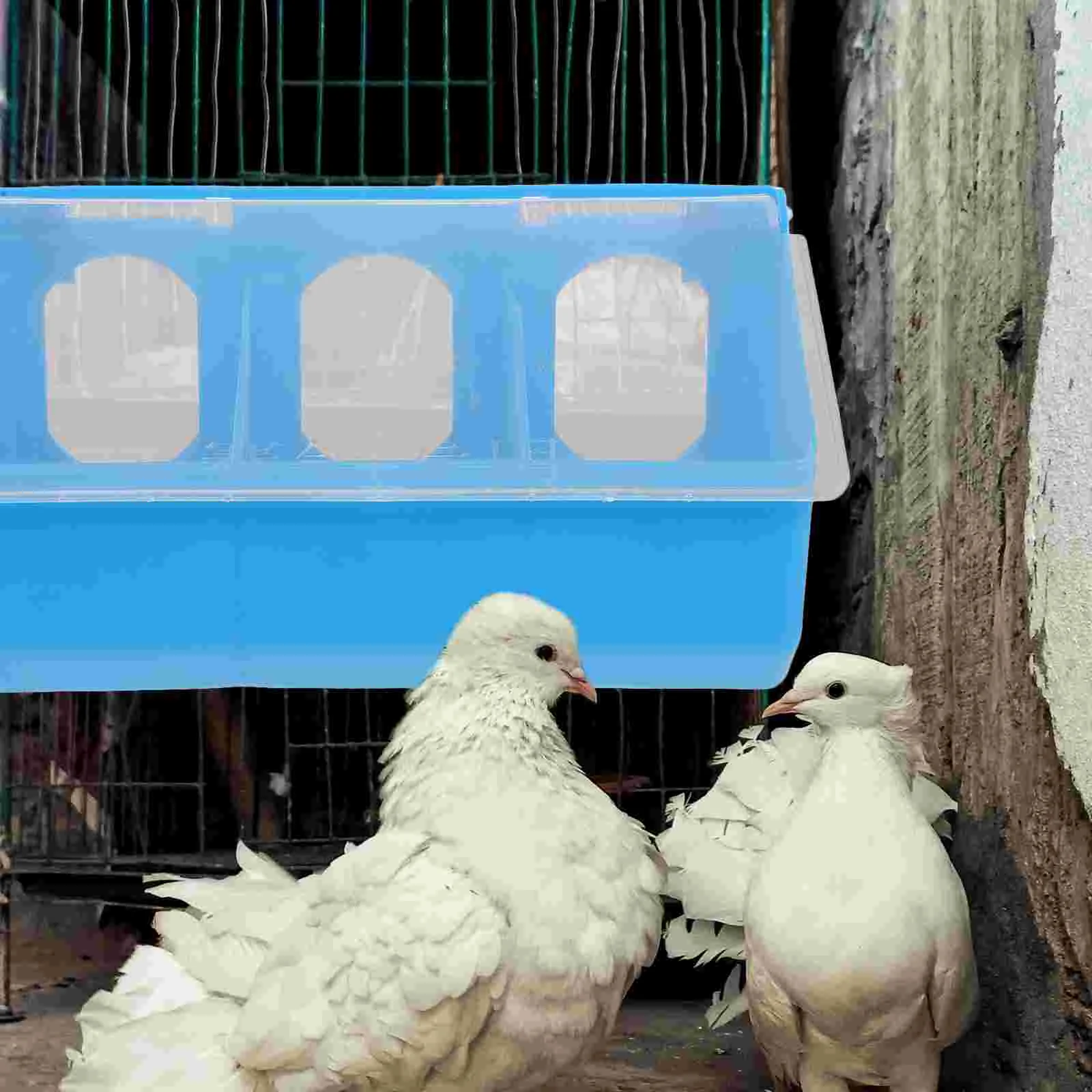 

Hangable Pigeon Feeder Multi-Grid Pigeon Food Storage Box Bird Cage Hanging Feeder for Poultry Pigeon Parrot Food Storage Case