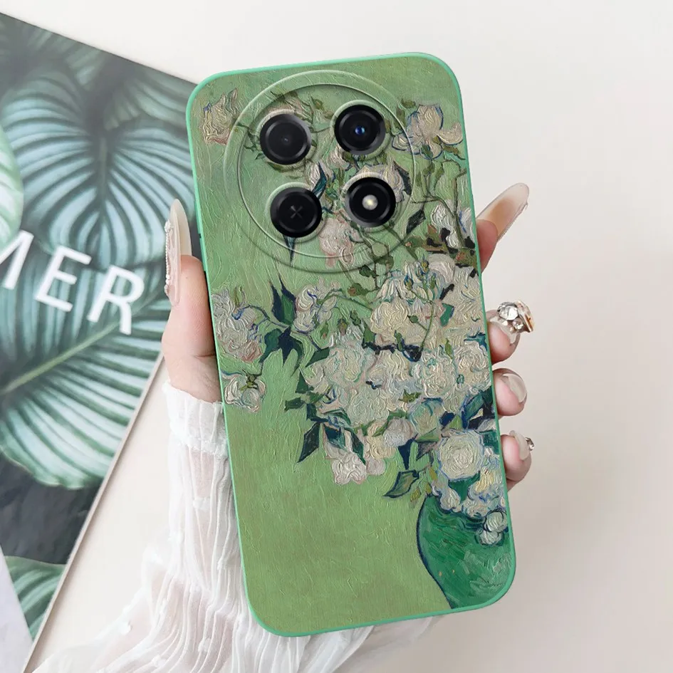 Floral Duck & Cat Soft Silicone Shockproof Phone Case