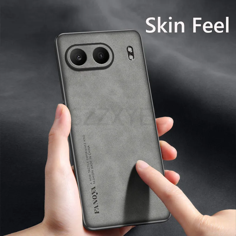Luxurious Retro Leather Skin Feel Shockproof Matte Silicone Soft Case Cover