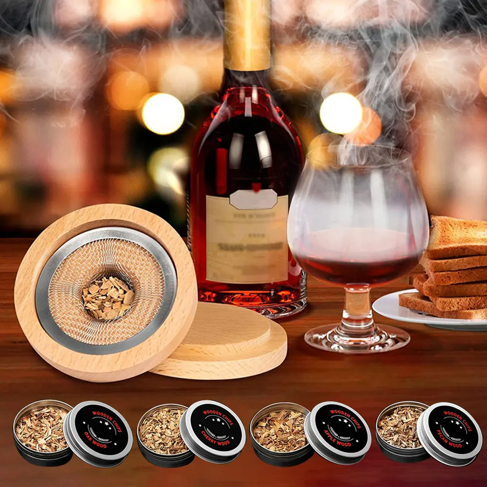 Cocktail smoker kit Cocktail Smoker Kit for Whiskey Cheese and Flavor Drink Smoker Accessories Cocktail Bar Accessories