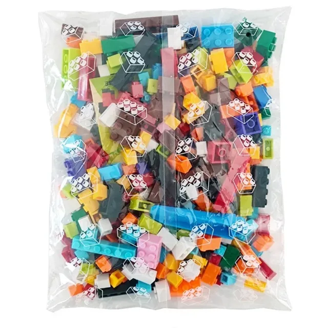 120/240PCS DIY Building Blocks Bulk Set City Classic Bricks Colorful Assembly Creative Toy Educational Interactive Toy for Kids 6