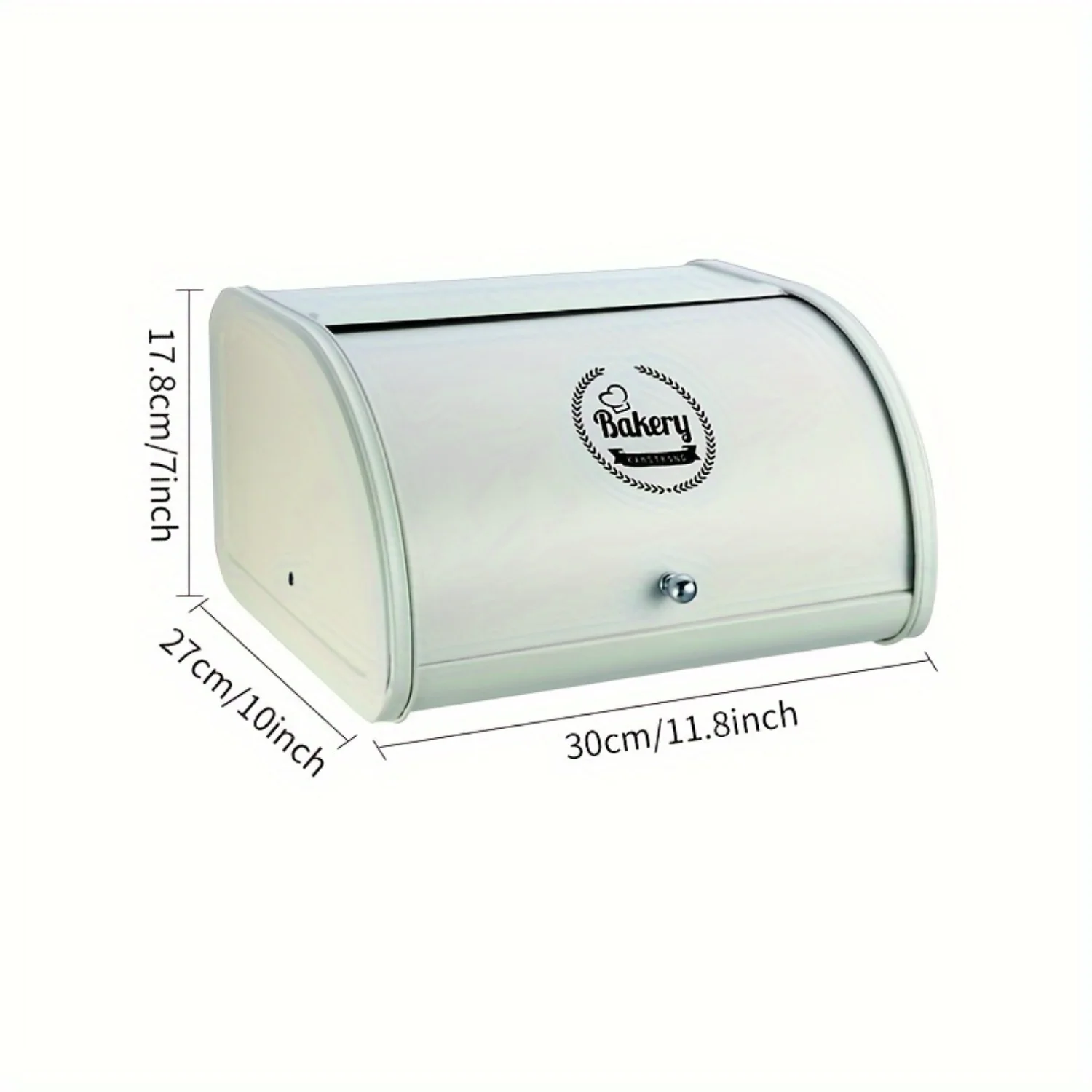 1pc Reusable Bread Box with Lid-Dust-Proof and Sealed Countertop for Fresh Bread-Ideal for Kitchen and Baking Shop Organ