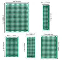 4-40pcs Universal PCB Kit Prototype Board Green Double Sided 2x8 3x7 4x6 5x7 7x9cm Printed Circuit Proto Board for DIY Soldering - Image 2