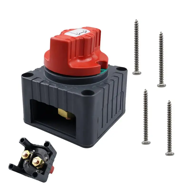 

Car Battery Switch DC 12-48V Power Cut/Shut Off Switch Battery Power Cut Master Switch For Marine Vehicle Boat Car RV Ship Small