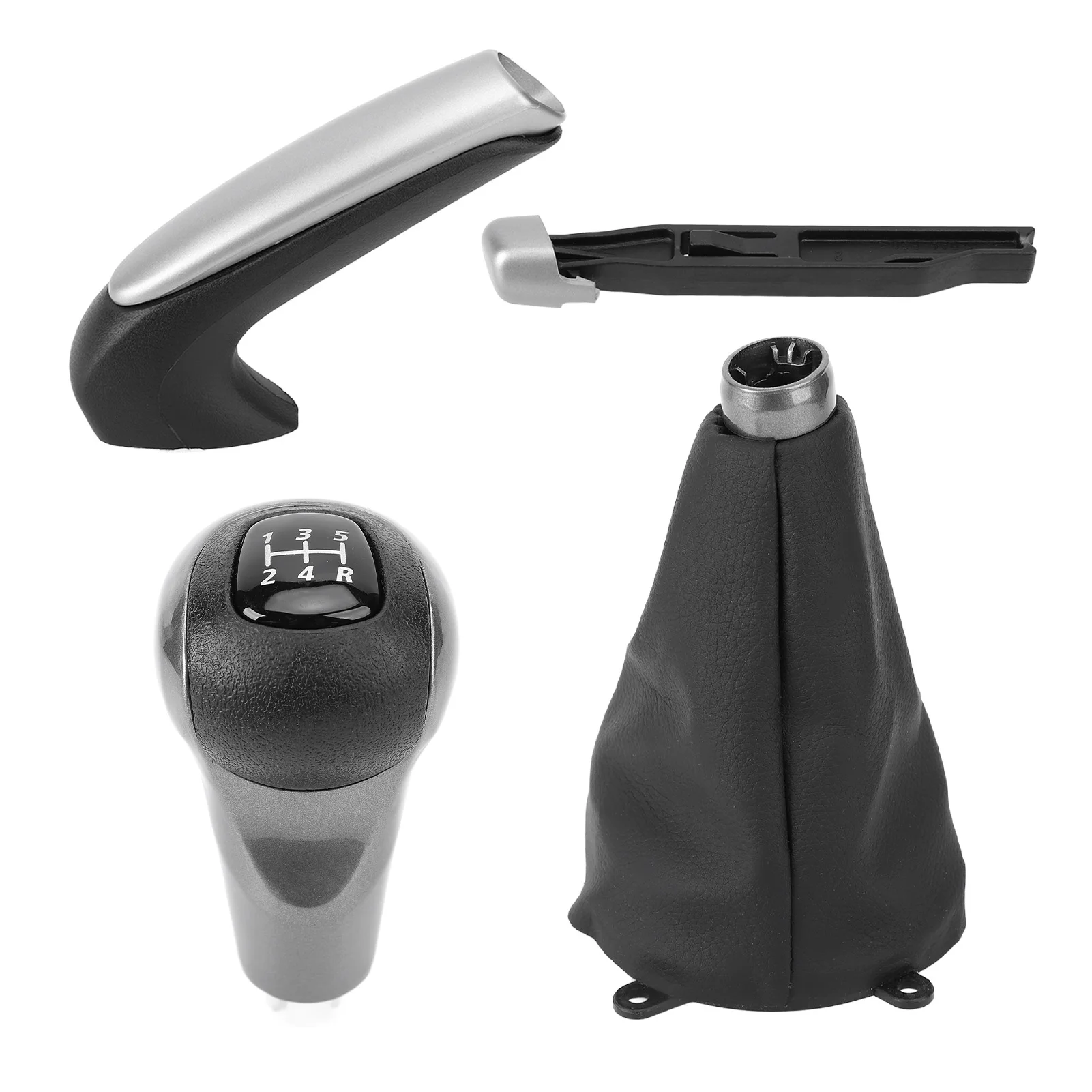 Manual Gear Shift Stick Knob 5 Speed Enhanced Comfort Stylish Look Gear Shift Knob Set High Strength 54102-SNA-A01 for Vehicle