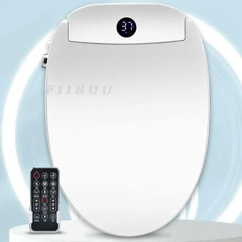 

Smart Toilet Seat Cover Buttocks Washing Toilet Seat Lid For Bathroom Warm Air Drying Night Light Seat Heating OscillatingNozzle