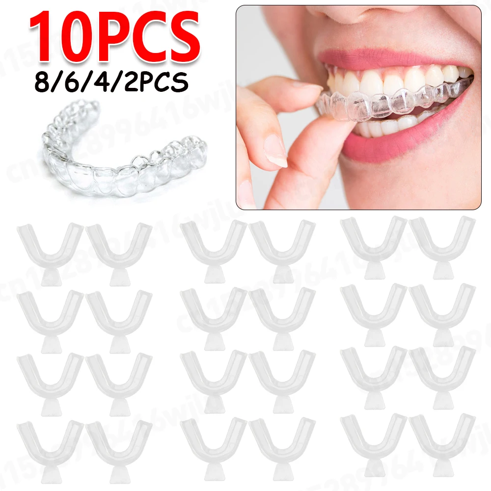 10-2PCS Mouth Guard EVA Teeth Protector Night Guard Mouth Tray for Bruxism Grinding Non-snoring Teeth Boxing Protection mouth guard teeth protector