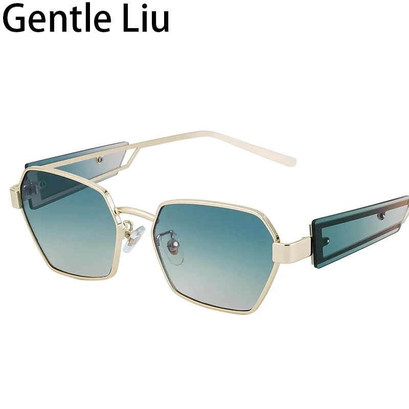 

Narrow Geometric-Frame Sunglasses Men Women In Black 2023 Luxury Brand Vintage Square Sun Glasses Male Irregular Eyewear Shades