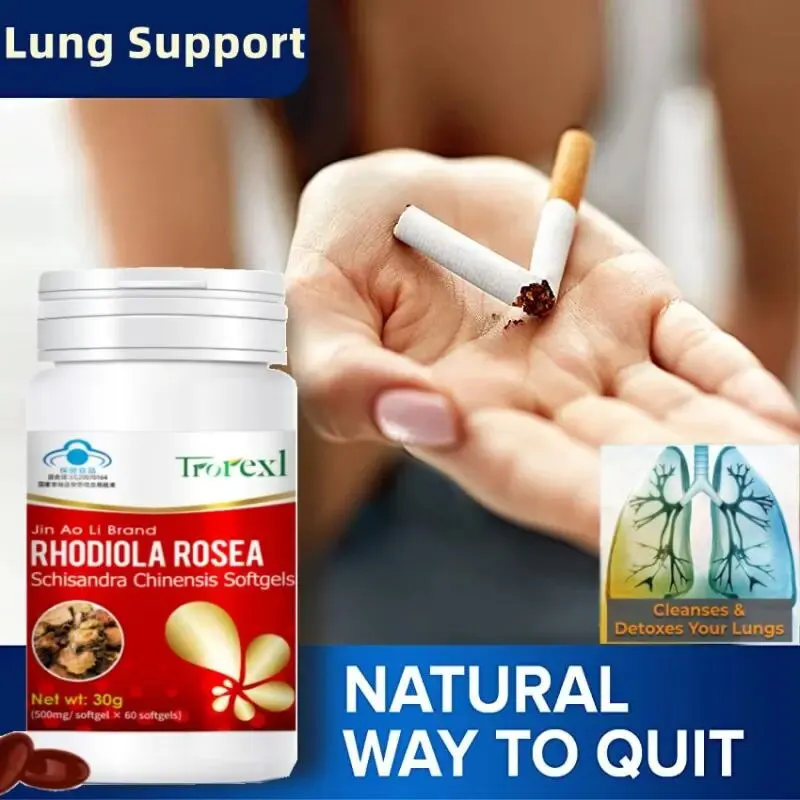 Lung Cleanse & Detox Pills Support Bronchial & Respiratory Health Quit Smoking Aid Asthma Relief Altitude Sickness Supplements lung cleanse pills