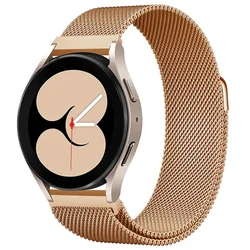 Premium Milanese Loop Watch Strap - Stainless Steel Mesh Bracelet for 22mm (Rose gold)