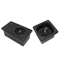 ที่ล้าง sloki kaca อัตโนมัติสำหรับโรงแรมบาร์กาแฟชานมถ้วยสีดำไม่มีช่องเปิดทำจากสเตนเลสสตีล 1