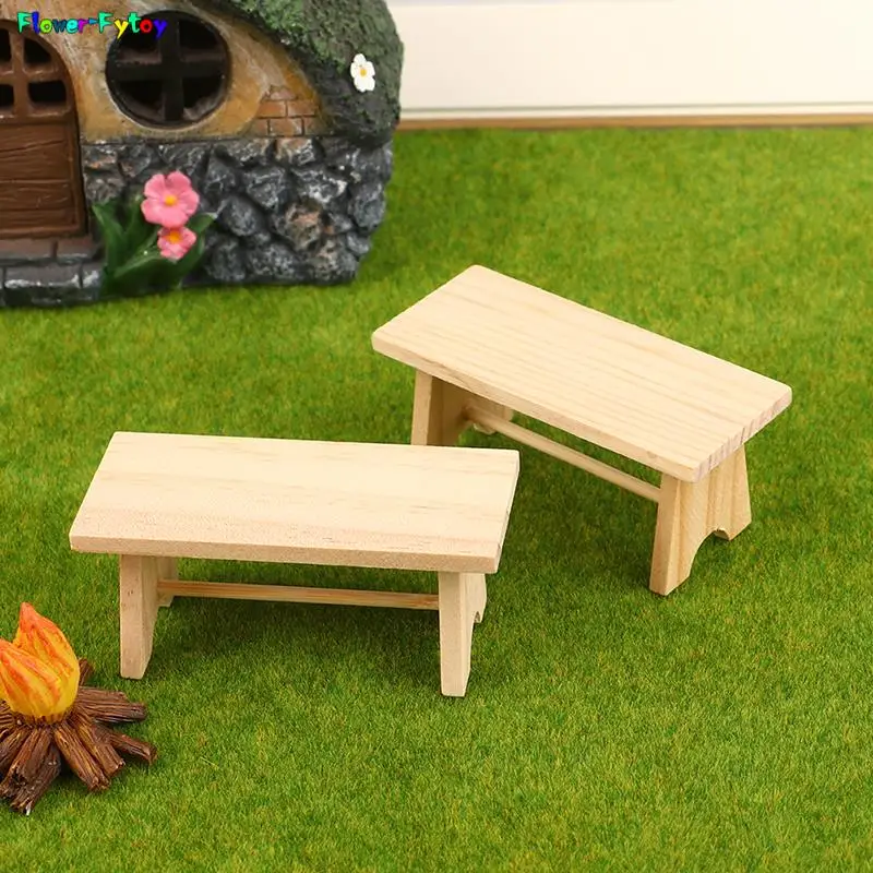 

1/12 Dollhouse Wood Table Model Doll House Miniature Teatable Dollhouse Home Kitchen Furniture Decoration Accessories
