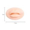 1pc Microblading Reusable 3D Silicone Lip Skin Practice European Solid For PMU Beginner Training Tattoo Permanent Makeup 2