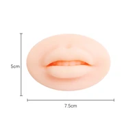 1pc Microblading Reusable 3D Silicone Lip Skin Practice European Solid For PMU Beginner Training Tattoo Permanent Makeup 2