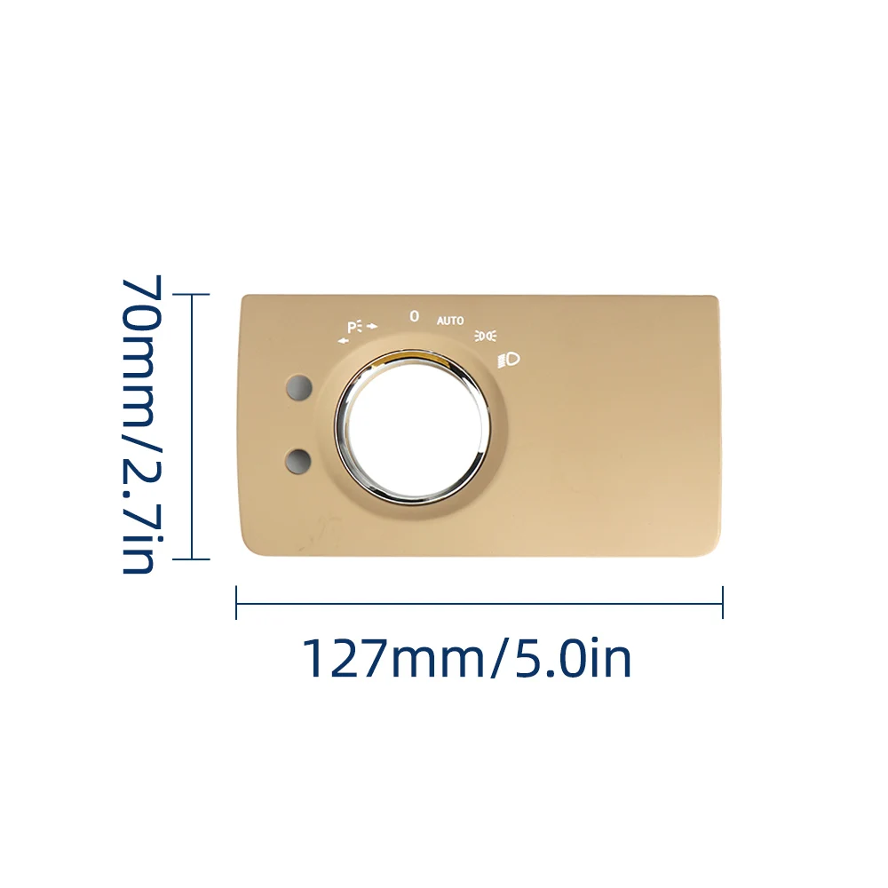 LHD Interior Car Dashboard Headlight Head Lamp Switch Repair Cover Panel Trim For Mercedes Benz ML GL W164 2005-2011 1645450304