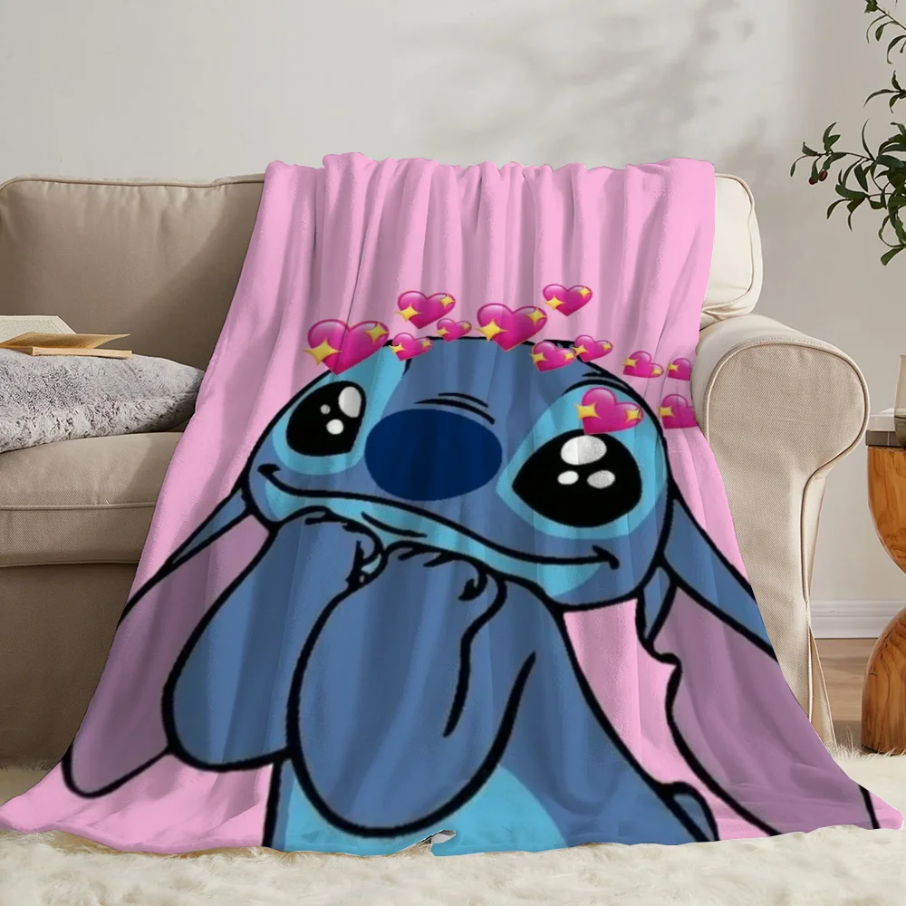 Sofa Blankets for Adults Stitches Kawaii Blanket 150x200 Knitted Blanket Oversized 200x300 Bed Throw Interior for Home Knee Nap 2