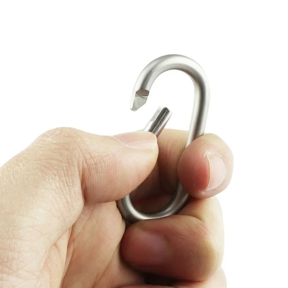 Stainless Steel Carabiner 10pcs climbing carabiner