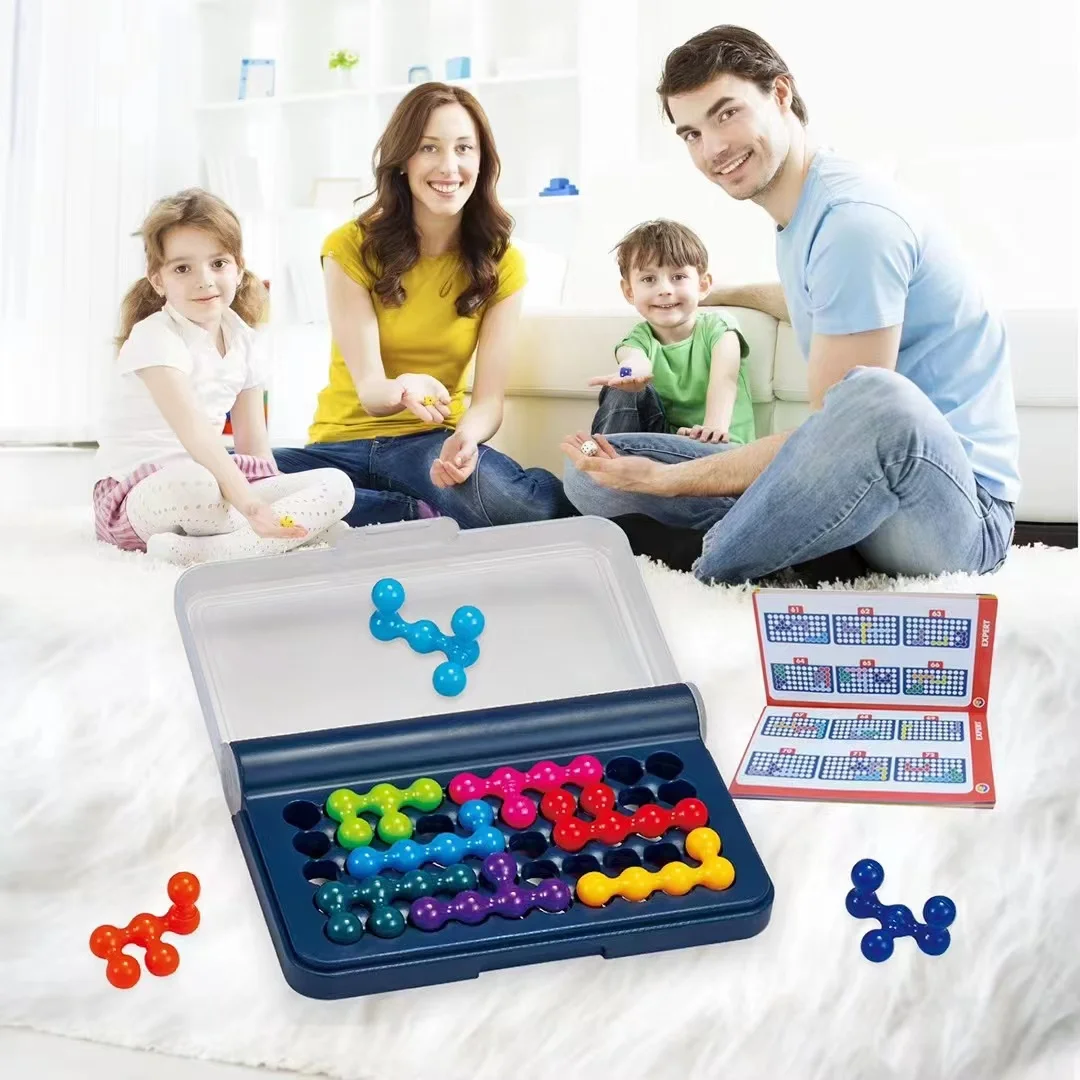 

EPT Оптовая 3D головоломка образовательная игрушка Геометрическая логика IQ игра 120 вызовы пластина жемчуг логический ум умная головоломка настольная игра