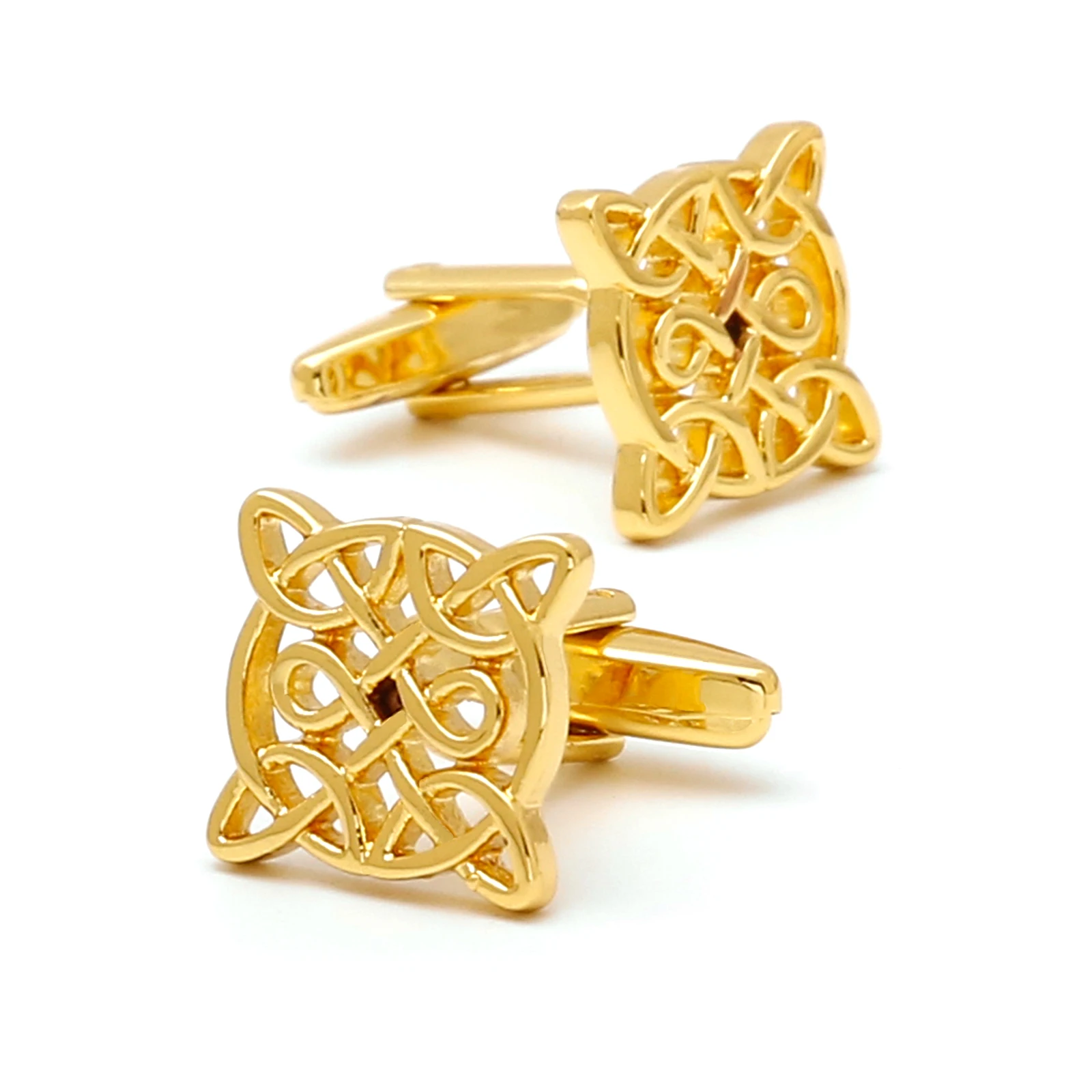 남성용 커프스 단추 TOMYE XK23009 귀엽고 독창적인 속이 빈 패턴 사각..