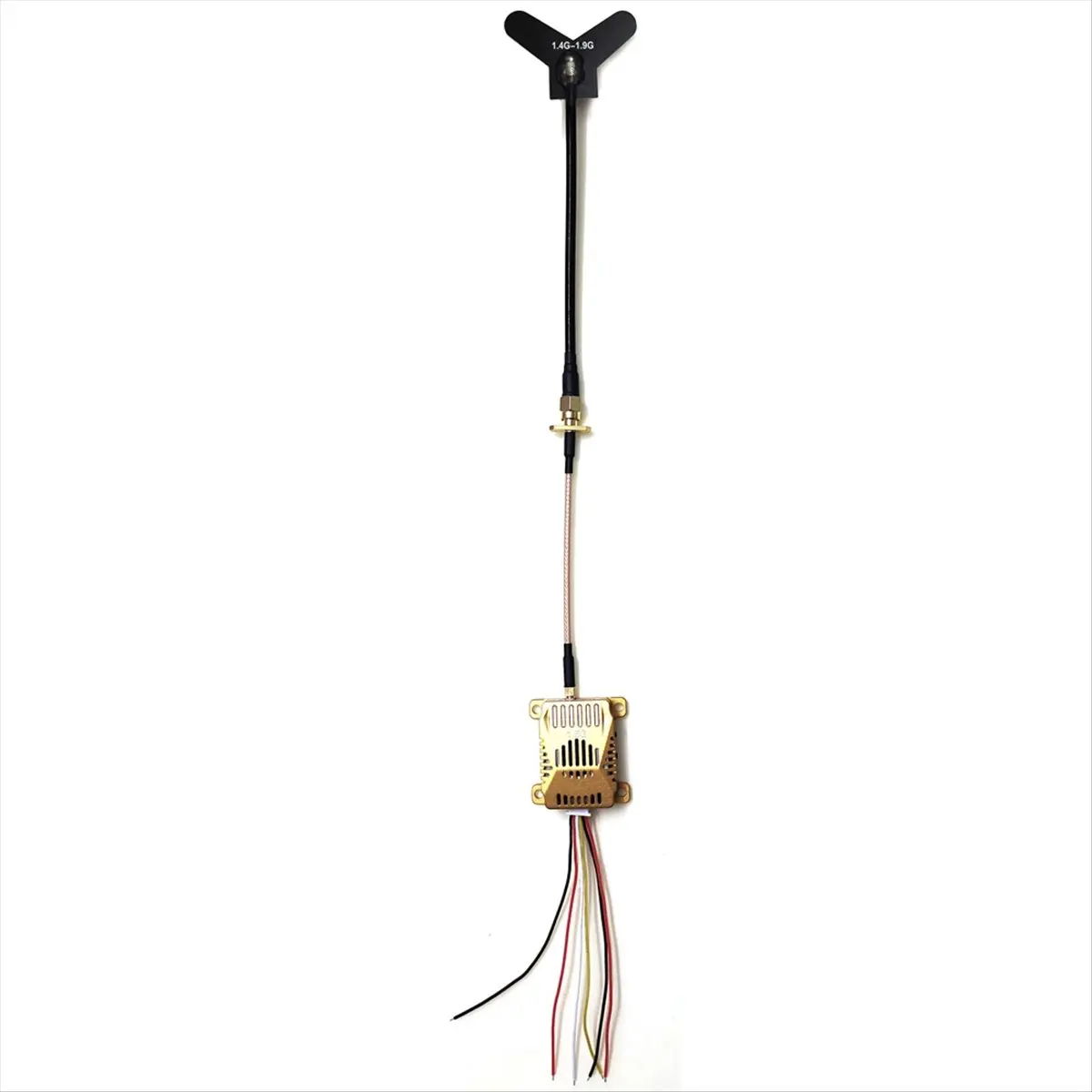 Boîte de l'émetteur vidéo FPV 1.6GHz 20km 3000mW MMCX avec accessoires inclus