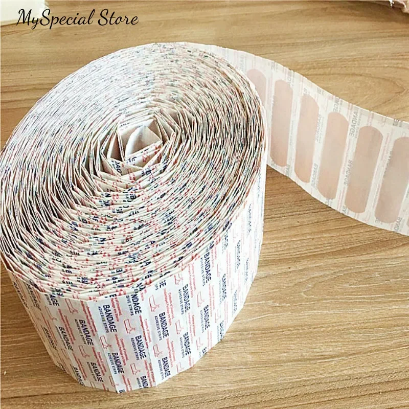 100 teile/los atmungsaktive Pflaster wasserdichte Bandage Erste-Hilfe-Wund verband Medical Tape Wund pflaster Notfall-Kits Bandaids