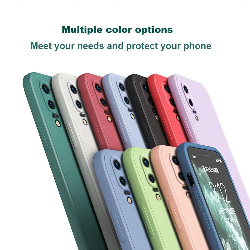 Elegant Slim Matte Silicon TPU Phone Case - Soft, Plain Design