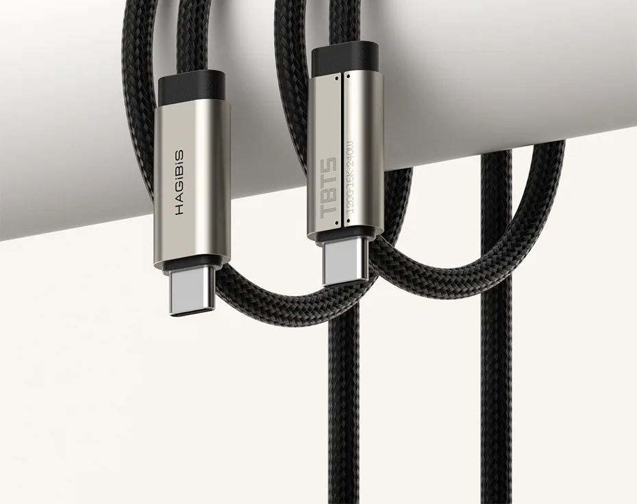 Hagibis Thunderbolt 5 USB-C Cable 120Gbps 240W 16K