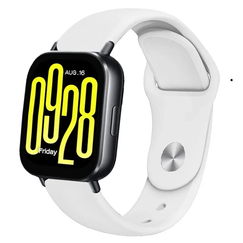 Comfortable 22mm Soft Silicone Strap - Replaceable Wristband for Smartwatches
