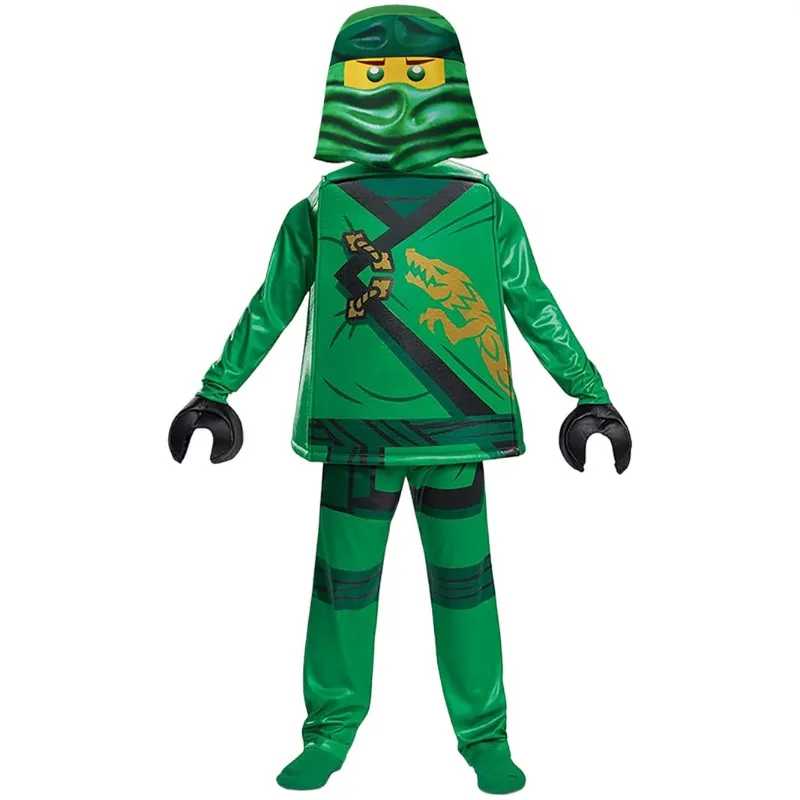 2024 New Arrival Guy Boy Hidden Warrior Kai Outfit Fancy Dress Up Kids Ninja Lloyd Halloween Costume Costume For Kids Cosplay