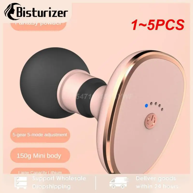 

1~5PCS Massage Gun Mini Pocket Massager Deep Muscle Vibration Relief Pain Relax Fitness Therapy For Body Massage Relaxation Guns