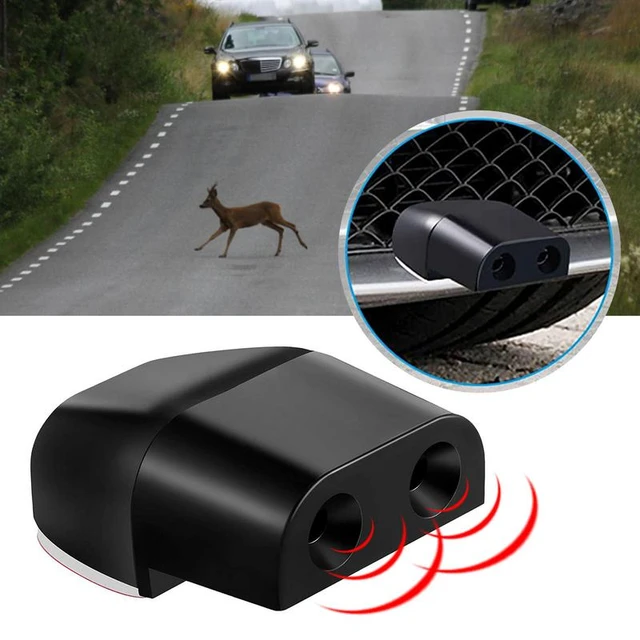 2PC Ultrasonic Deer Warning Whistles Animal Wildlife Alert Device