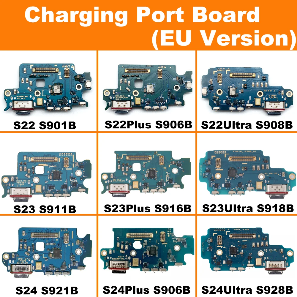 Enhanced Charging Port Board with USB Connector for Samsung Series (EU Version)