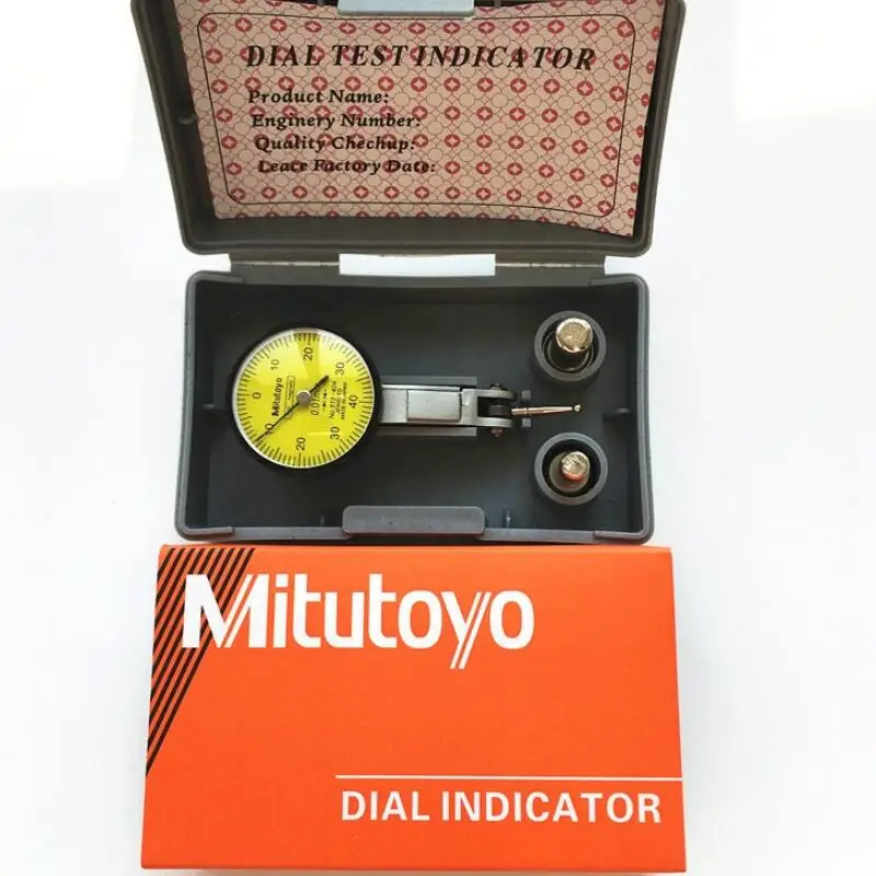 

Japan Mitutoyo Micrometer 513-404 Analog Lever Dial Indicator Dial Accuracy 0.01 Range 0-0.8mm Diameter 40mm 32mm Measuring Tool