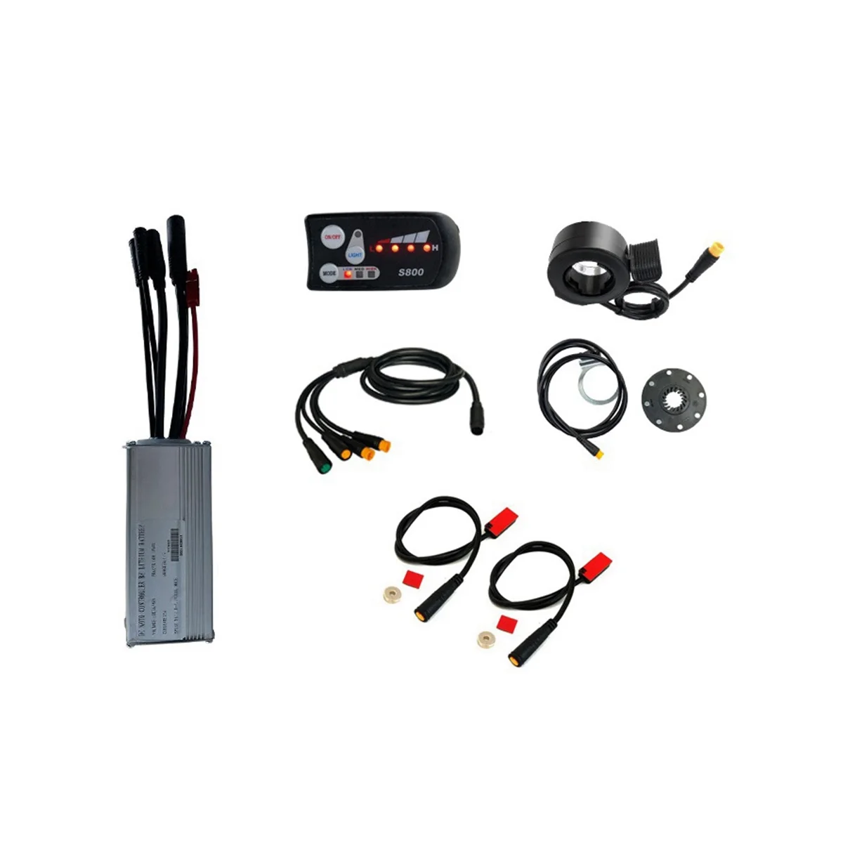 

Бесщеточный контроллер с синусоидальной волной, 36 В, 48 В, 750 Вт, 25 А, дисплей для электронных велосипедов с дисплеем S800