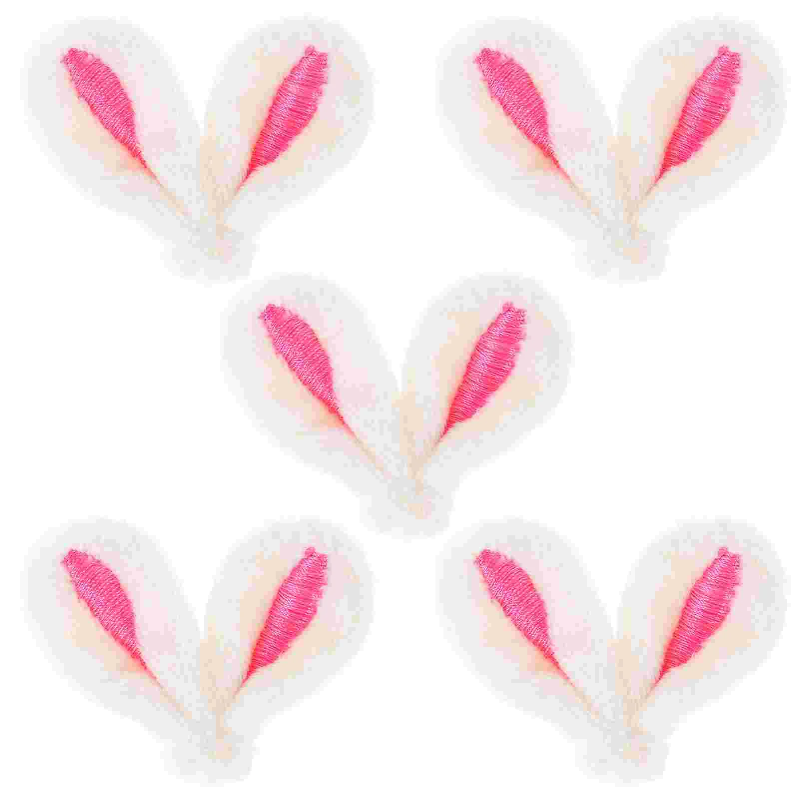 

20 Pcs Easter Bunny Ears Rabbit Decor for DIY Charm Cute Jewelry Scrapbook Hair Clips Accessories Crafts