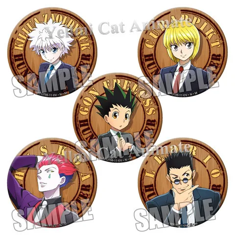

Hot Anime Jay Freedle Killua Zaoldyck Kurapika Leorio Hisoka Costumes Badge Novelty Cosplay DIY Props Anime Peripherals Gifts