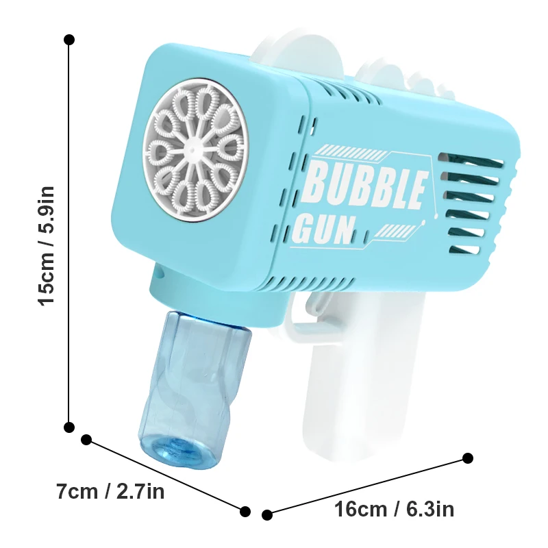 Children's Bubble Toy Dinosaur Bubble Gun Fully Automatic Bubble Toy Parent Child Interactive Game without Battery Bubble Water