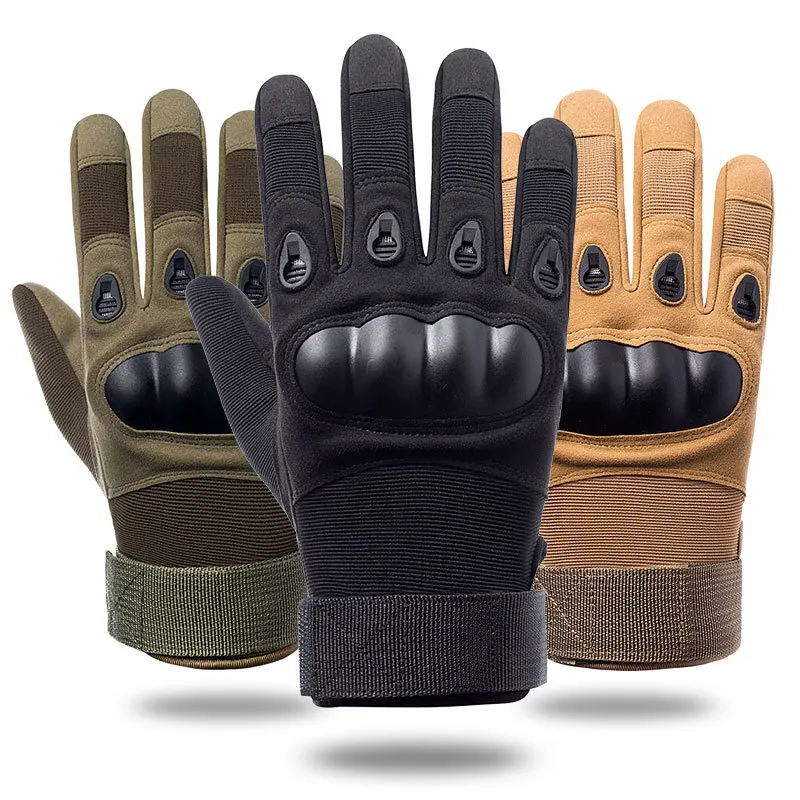 

Winter Tactical Gloves Full Finger Anti-Skid Hard Knuckle Motorbike Glove Tortoise Combat Shooting Hunting Outdoor Sport Mittens