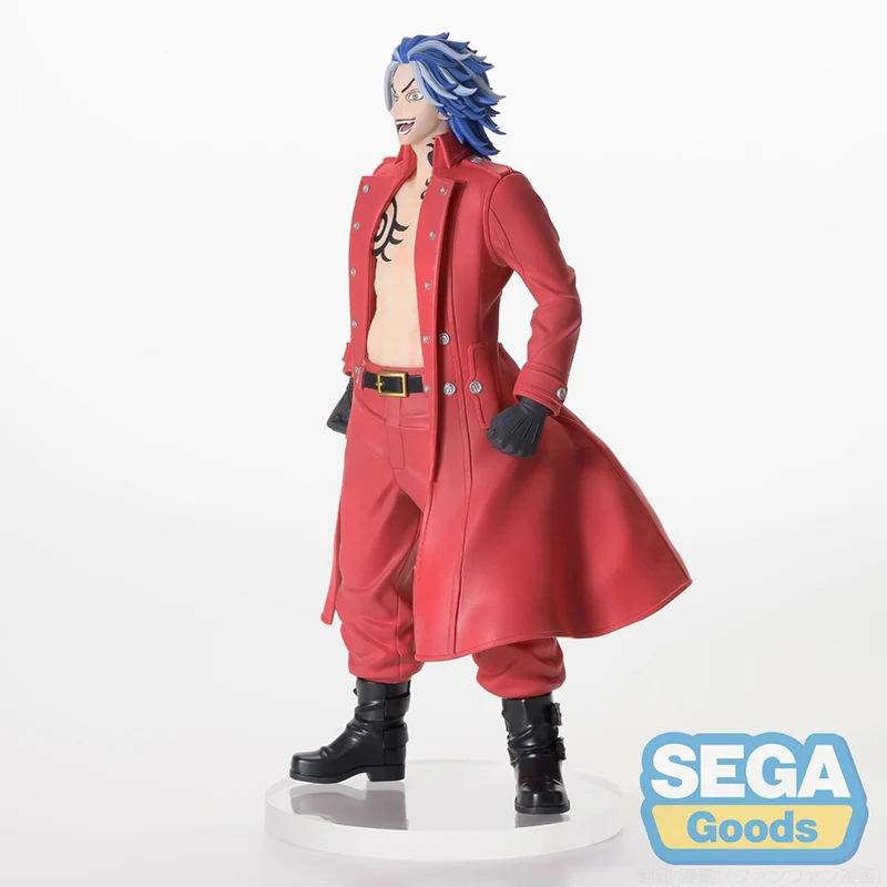 In Stock SEGA Original Tokyo Revengers SHIBA TAIJU 21CM PVC Anime Action Figure - Model Collection Ornament Toy